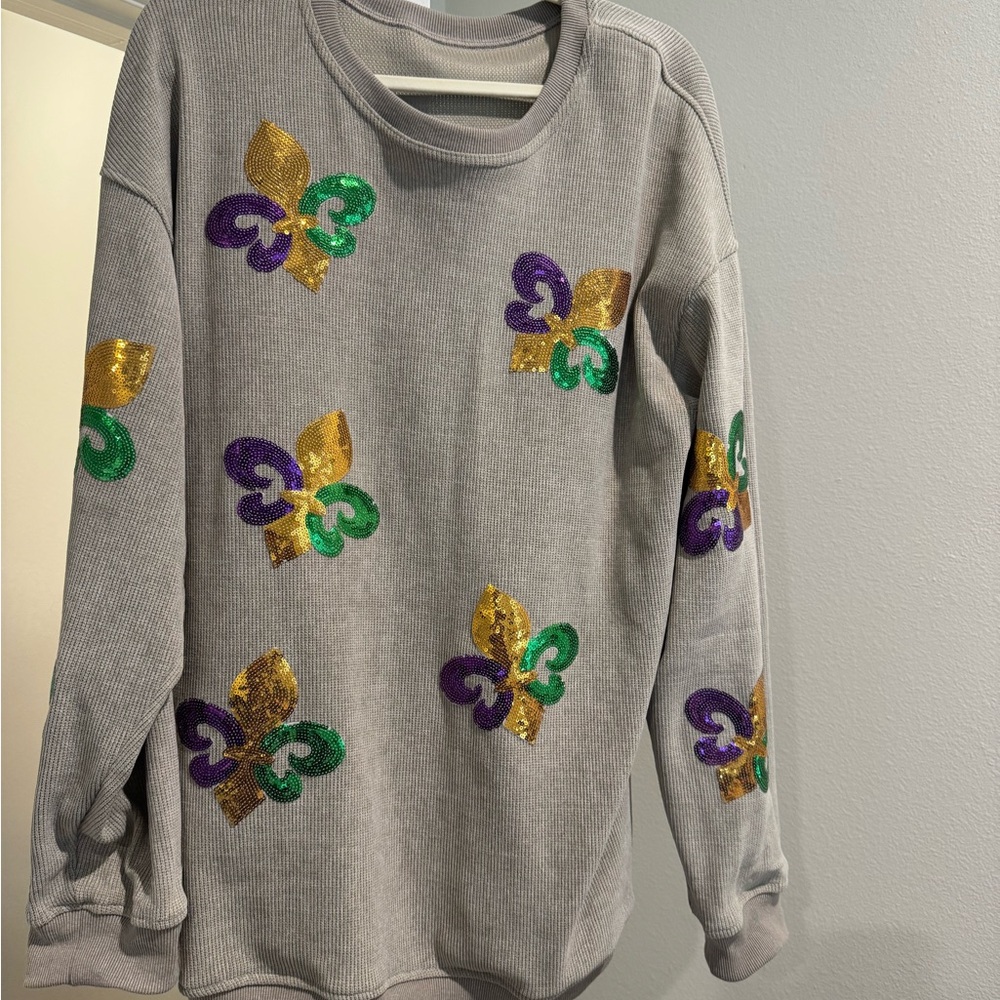 Mardi Gras Sweater